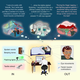 A graphic of the study’s design methods and findings, which involved four research teams in the US and Europe.